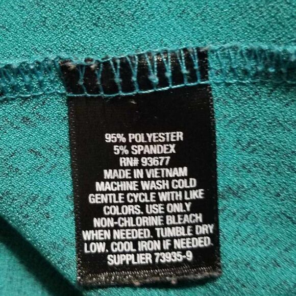 Worthington Green Black Short Sleeve Tee size Larage - Picture 9 of 10